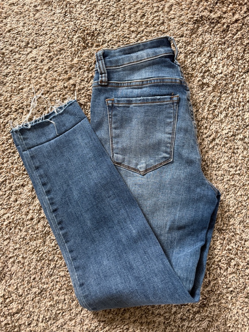 STS Blue Cropped Raw-Hem Skinny Jeans